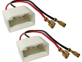 AERZETIX - C10876- 2 Conectores adaptadores para altavoces de coche - Compatible con Ford C-Max S-Max Fiesta 09+ Fusion Focus Galaxy Kuga Mondeo Transit 2007+