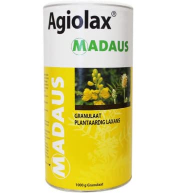 Agiolax Madaus 1000 gr granulado. Crecido contra el estreñimiento. Efecto estimulante y regulador, promueve una deposición blanda.