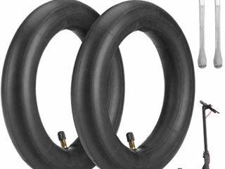 AGPTEK Cámara Aire para Xiaomi M365, Neumático de Repuesto Engrosado con 2 x Palo de Neumático para Xiaomi M365 Patinete Eléctrico, 2 Piezas, 8 1/2 x2