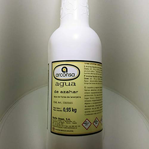 Agua de Azahar para Roscón de Reyes 1 litro, Repostería