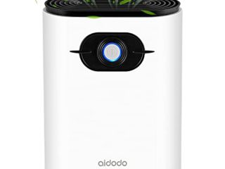 Aidodo Deshumidificador Electrico Portátil 1200ml Mini Silencioso Deshumidificadores de Aire Compacto Inteligente Hogar Salón Habitación Oficina