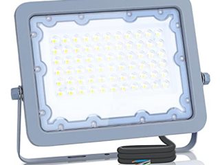 Aigostar Focos Led Exterior, 50W 6500K LED Floodlight Exterior, luz de inundación para exteriores de 4500LM a prueba de agua IP65 para patio, jardín, garajes
