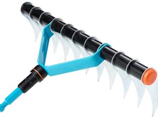 Aireador de césped combisystem de GARDENA: escarificador manual con ancho de trabajo de 35 cm, accesorio ideal para quitar musgo y paja del césped, combina con todos los mangos combisystem (3391-20)