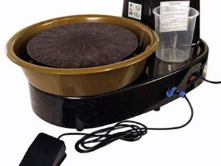 Airgoo AG-60 Disco de arcilla de cerámica máquina eléctrica cerámica lanzar trabajo Clay Shaping Tool con pedal