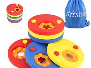 Aitsite Discos Flotantes, Manguitos de Natación para Niños, Hechos de Espuma, 6 Piezas