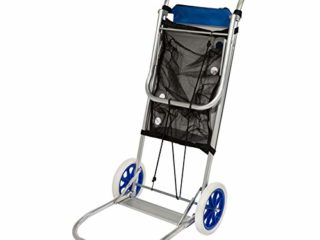 AKTIVE 53928 Carro portasillas playa aluminio Beach, 52 x 37 x 105 cm