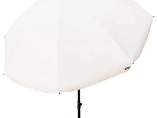 Aktive 85303 - Sombrilla de jardín, con protección UV50, Ø240 cm, color beige, mástil 28-32 mm, mástil flexible, altura regulable, Sombrillas grandes, Aktive Garden