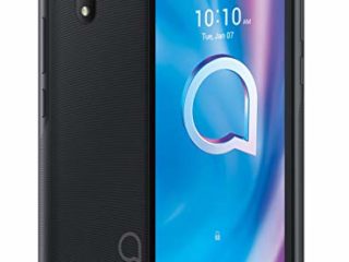 Alcatel 1B – Smartphone de 5.5” HD+, Pantalla 18:9, Quadcore, 2GB Ram, Memoria 32GB, Ampliable MicroSD, Cámara 8MP, Frontal 5MP, 3000 mAh de Batería, Negro [Versión ES/PT]