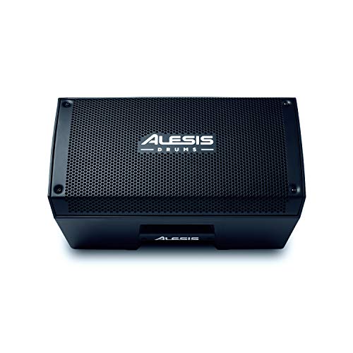 Alesis Strike Amp 8 - Altavoz amplificado, amplificador para batería electrónica de 2000 W con woofer de 8’’, ecualizador de contorno e interruptor de desconexión de tierra