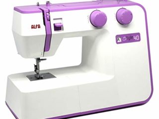 ALFA Máquina de Coser, Style 40, Morada, 31 Puntadas, 30 x 19 x 41 Cm, Accesorios Incluidos