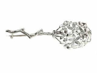 Alfiler Biznaga de Málaga Plata de Ley 925 - Broche biznaga malagueña