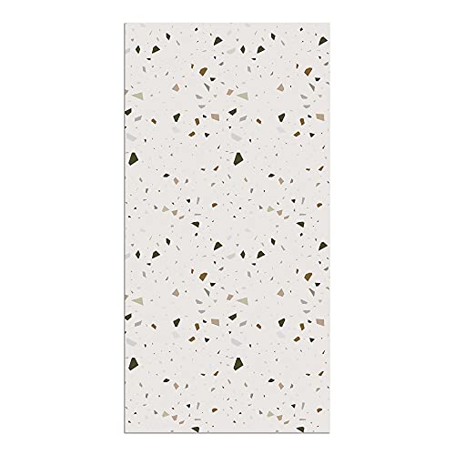 Alfombra Vinílica, Terrazzo, 200 x 100 x 0.2 cm, Color Beige, ALV-004
