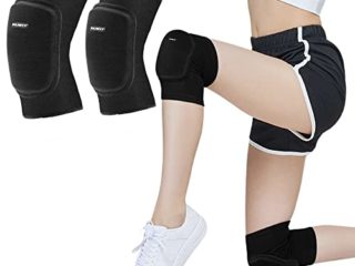 Algodón Rodilleras de Baile para Niños, Suave Coderas para Adolescentes y Adultos, Protectora para Rodilla Deportiva para Voleibol Ciclismo Correr Fútbol Patinaje Esquí Ritmica Balonmano