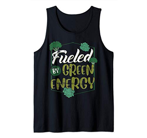 Alimentado por vegetales Frutas Vegetarianos Vegetarianos An Camiseta sin Mangas