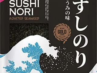 Allgroo (Almho) Alga Nori, Hoja Completa (50 Hojas Por Paquete) 125 g
