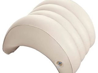 Almohada hinchable para spa color crema INTEX - 39x30x23 cm