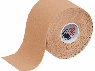 ALPIDEX Cinta Kinesiología Tape 5 m x 5 cm Cinta Muscular E- Book Ejemplos Aplicación, Color:de color carne, Cantidad:1 rollo