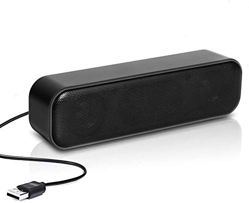 Altavoz de computadora, altavoces USB para ordenador, mini barra de sonido, altavoz USB, altavoz portátil, sonido estéreo, barra de sonido USB para ordenador, tabletas, escritorio