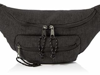 Amazon Basics - Bolsa acolchada con doble bolsillo, 3 L, negro