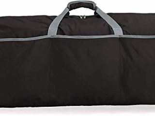 Amazon Basics - Bolsa grande de viaje/deporte (lona, 98 l), color negro