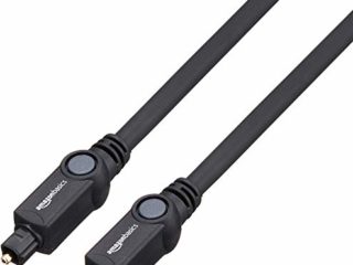 Amazon Basics - Cable óptico de audio digital Toslink (1 m)