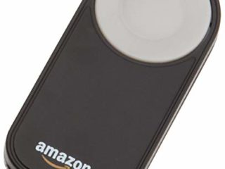Amazon Basics - Disparador inalámbrico para cámara réflex digital, (5 metros), negro