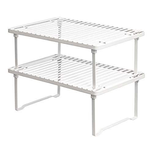 Amazon Basics - Estantes de cocina apilables para almacenaje