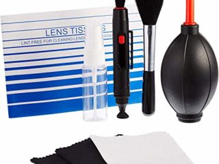 Amazon Basics - Kit de limpieza para cámaras DSLR y dispositivos electrónicos delicados