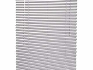 Amazon Basics - Persiana veneciana de aluminio, 100 x 130 cm, Plateado