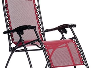 Amazon Basics Silla Gravedad Cero, burdeos