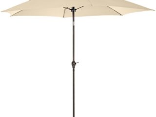 Amazon Basics - Sombrilla para jardín de 2,74 m, beige