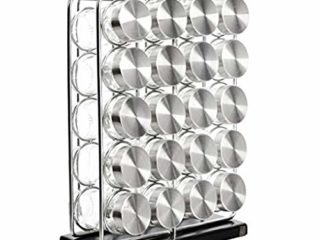 Amazon Basics - Soporte vertical para 20 botes de especias