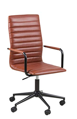 Amazon Brand - Movian Dubna - Silla de escritorio, 58 x 45 x 103 cm, marrón
