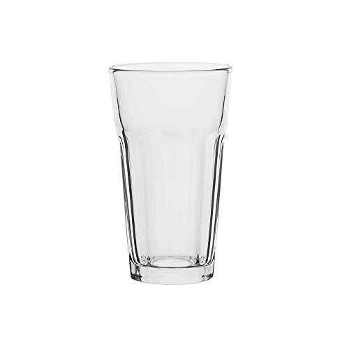 Amazon Commercial - Vaso de vidrio multifunción, 299 ml, juego de 8 unidades