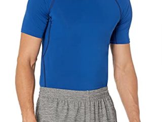 Amazon Essentials - Camiseta deportiva Control Tech de manga corta para hombre, Azul (Royal Blue), US XL (EU XL - XXL)