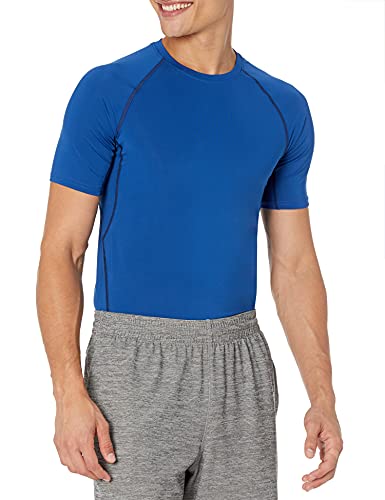 Amazon Essentials - Camiseta deportiva Control Tech de manga corta para hombre, Azul (Royal Blue), US XL (EU XL - XXL)
