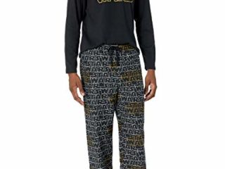 Amazon Essentials Disney Star Wars Marvel Flannel Pajamas Sleep Sets Conjunto de Pijama, 2-Piece Logo, XXL