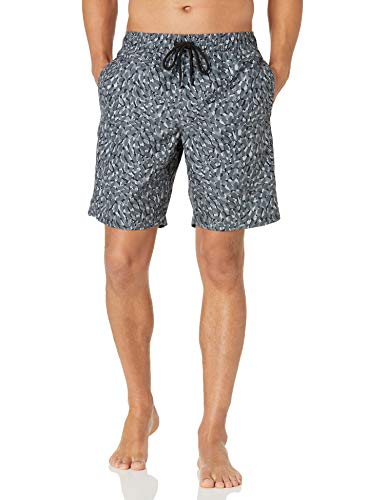 Amazon Essentials Traje de baño de Secado rápido de 9" Hombre, Gris, Pintura, XXL