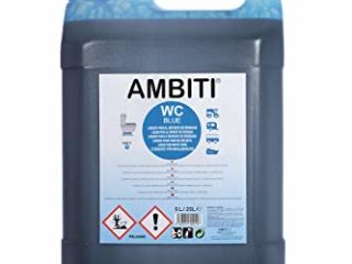 Ambiti Blue 5 L. aditivo para aguas negras, depósito de residuos, Sanitary Fluid