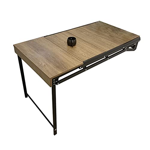 AMDHZ Mesa Abatible de Pared, Proposito Doble Escritorio Pared Plegable, Mesa Plegable Madera para Balcón/Apartamento Pequeño/Cocina/Estudiar/Estante/Puesto de Flores/Mesa de Bar (Color : A)
