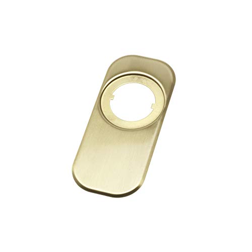 AMIG - 6357 Embellecedor Modelo 10 | Latón | Acabado mate | 165x74mm