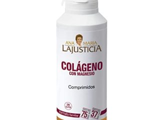 Ana Maria Lajusticia - Colágeno con magnesio – 450 comprimidos articulaciones fuertes y piel tersa. Regenerador de tejidos con colágeno hidrolizado tipos 1 y 2. Envase para 75 días de tratamiento.