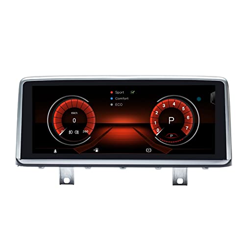 Android 10 Car Radio GPS Navigator para BMW 3 Series 4 Series F30 F31 F32 F33 F34 F36 NBT System 8 Core 6GB RAM 128GB ROM con sistema iDrive Mantenido 10.25 "Pantalla táctil Soporte Car Auto Play