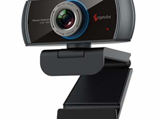 Angetube CáMara Web, Webcam Full HD 1080P Doble MicróFono para Videollamadas y GrabacióN Web para Ordenador PortáTil Ordenador de sobre Mesa Mac RetransmisióN de TV En Directo en OBS Facebook