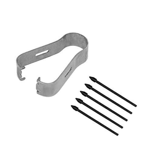 Annadue 5 Piezas Puntas de Lápiz Táctil de Repuesto para Samsung Galaxy Tab S6 / S7 / S7 + / S6 Lite / Note10 / Note 5G / Note10 + / Note10 + 5G / Note20, con Pinzas de Extracción(Negro)