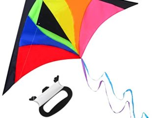 Anpro Gran Cometa para Niños y Adultos- Fácil de Volar con Viento Fuerte o una Suave Brisa Velas Niños