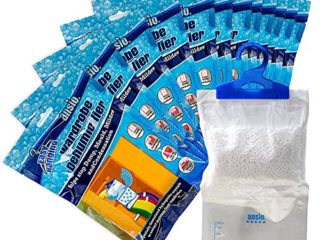 ANSIO Deshumidificador para guardarropa para Interiores, 210 g, Paquete de 12