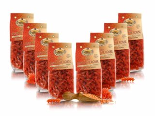 Antico Pastificio Morelli 1860 Srl Espirales De Lentejas Rojas, Pasta Italiana De Legumbres - Lote de 8 x 250g