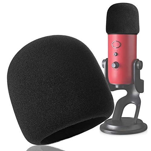 Antipop Blue Yeti - Pantallas y Filtros Anti-pop Micrófono Parabrisas para Blue Yeti & Yeti Pro Condenser Micrófono por YOUSHARES (Negro)
