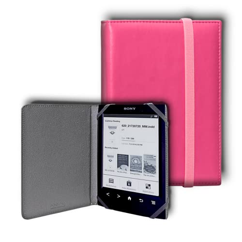 ANVAL Funda para EBOOK Sony PRS T2 Color Rosa